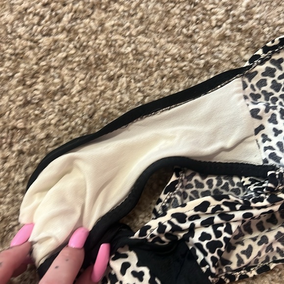 Vintage retro Y2K 90s mcbling animal print swimsuit - Picture 6 of 6